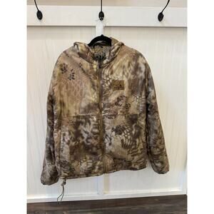 Kifaru Lost Park Parka Hooded Camo Kryptek Hunting Jacket men’s size Large